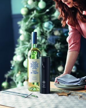 Logo trade promotional giveaways image of: Electric wine bottle opener