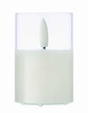 Logo trade promotional gifts picture of: LED wax candle in glass holder
