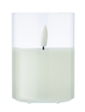 Logotrade advertising product image of: LED wax candle in glass holder