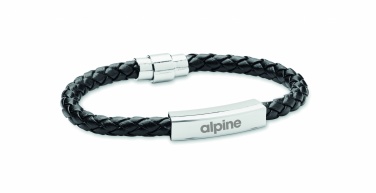 Logotrade business gifts photo of: Braided faux leather bracelet
