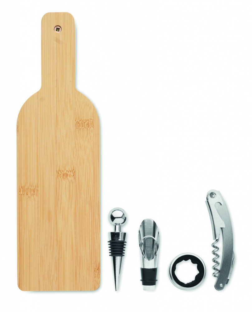 Logotrade business gift image of: Bottle shaped wine set