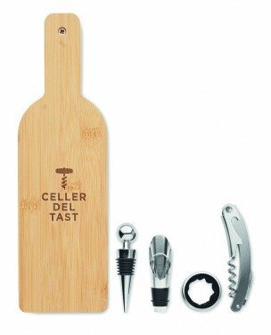 Logotrade corporate gift picture of: Bottle shaped wine set