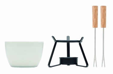 Logo trade promotional gifts picture of: Ceramic fondue set 240 ml