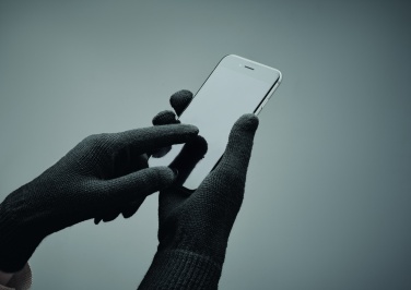 Logotrade business gifts photo of: Knitted gloves in RPET