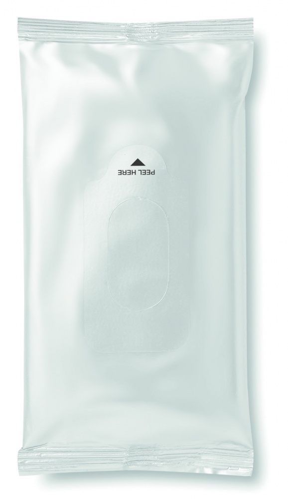 Logo trade promotional giveaways image of: Wet wipes