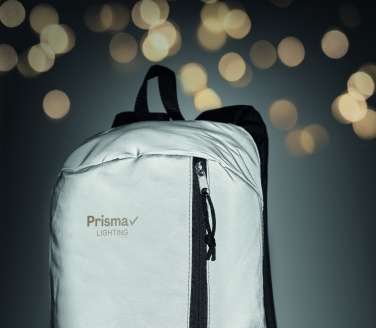 Logo trade promotional product photo of: High reflective backpack 600D