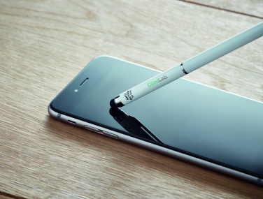 Logo trade promotional merchandise photo of: Stylus antibacterial pen