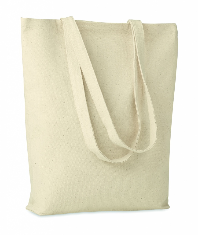 Logo trade promotional merchandise photo of: Canvas shopping bag 270 gr/m²