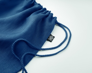 Logo trade promotional gifts image of: Hemp drawstring bag 200 gr/m²