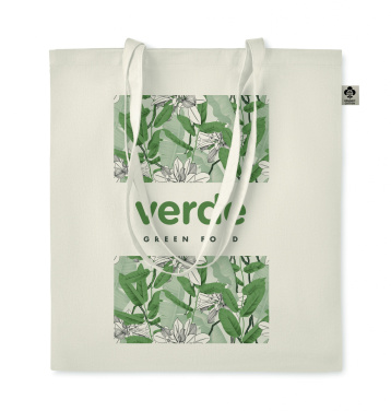 Logo trade promotional giveaway photo of: Organic cotton shopping bag