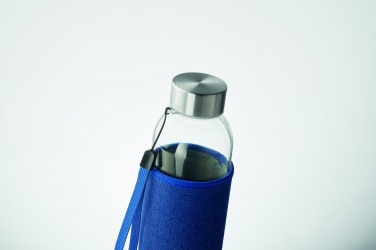 Logo trade promotional products picture of: Glass bottle in pouch 500 ml
