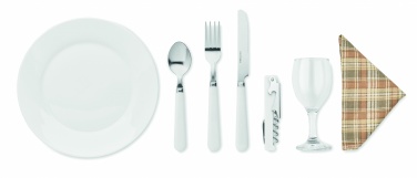 Logotrade promotional item image of: Wicker picnic basket 2 people