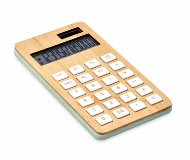 Logotrade promotional product image of: 12 digit bamboo calculator