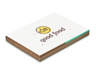 Logotrade promotional merchandise photo of: Grass/seed paper memo pad