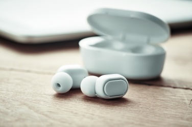 Logotrade promotional product picture of: Recycled ABS TWS earbuds