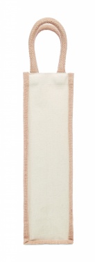 Logotrade promotional merchandise image of: Jute wine bag for one bottle