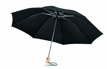 Logo trade promotional giveaways picture of: 23 inch 190T RPET umbrella