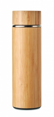 Logo trade promotional items image of: Double wall flask 400 ml TAMPERE