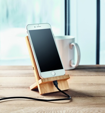 Logo trade promotional merchandise picture of: Wireless charger stand 10W