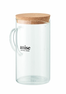 Logotrade promotional product picture of: Borosilicate glass decanter 1L