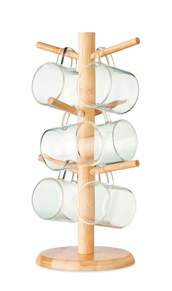 Logotrade corporate gift image of: Bamboo cup set holder