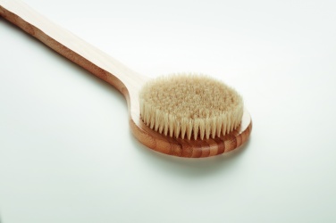 Logo trade promotional merchandise image of: Bamboo bath brush
