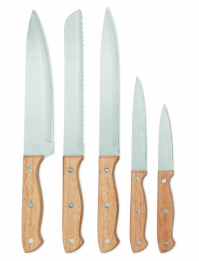 Logotrade promotional giveaways photo of: 5 piece knife set in base