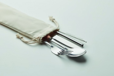 Logo trade corporate gift photo of: Cutlery set stainless steel