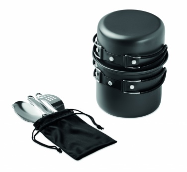 Logotrade promotional giveaway picture of: 2 camping pots with cutlery