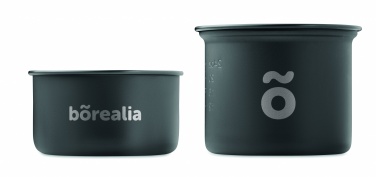 Logotrade advertising product image of: 2 camping pots with cutlery