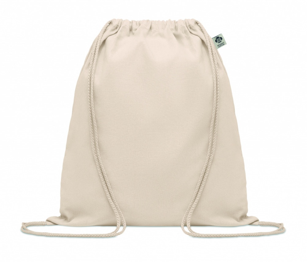 Logotrade advertising products photo of: Organic cotton drawstring bag