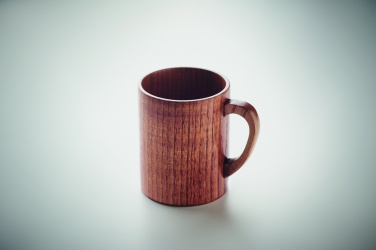 Logo trade promotional gift photo of: Oak wooden mug 280 ml