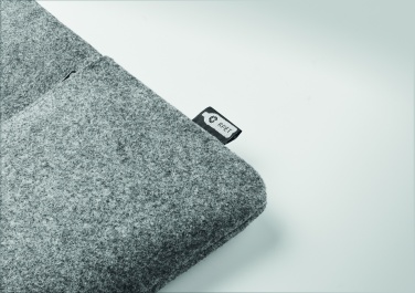 Logotrade advertising product picture of: RPET felt zipped laptop bag