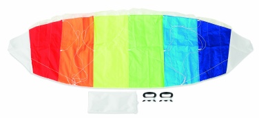 Logo trade promotional giveaway photo of: Rainbow design kite in pouch