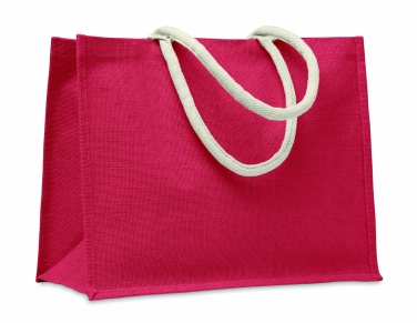 Logotrade promotional giveaway picture of: Jute bag with cotton handle