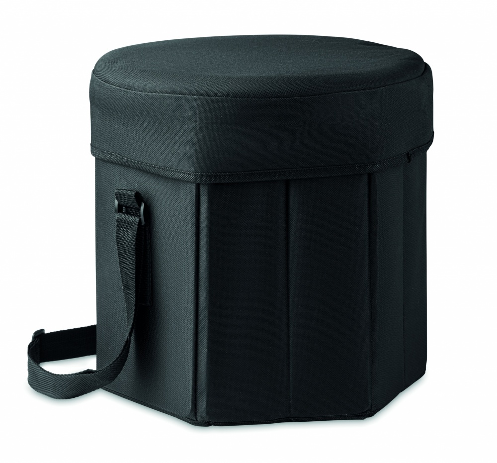 Logo trade promotional merchandise image of: Foldable insulated stool/table