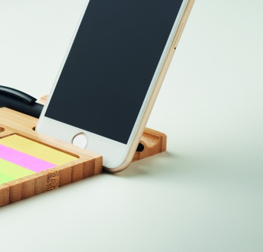 Logotrade promotional product image of: Bamboo desk phone stand