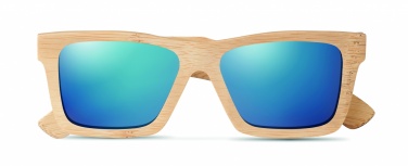 Logotrade business gift image of: Sunglasses and case in bamboo KEILA