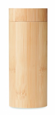 Logotrade promotional giveaway image of: Sunglasses and case in bamboo KEILA