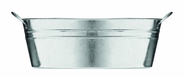 Logo trade business gifts image of: Zinc tub with 3 herbs seeds