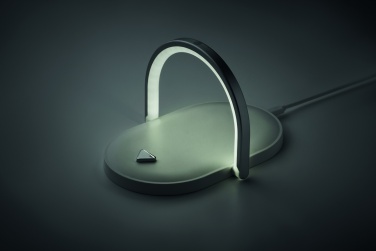 Logo trade promotional items image of: Light and wireless charger 10W