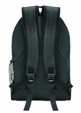 Logo trade promotional giveaways picture of: 600D RPET 2 tone backpack