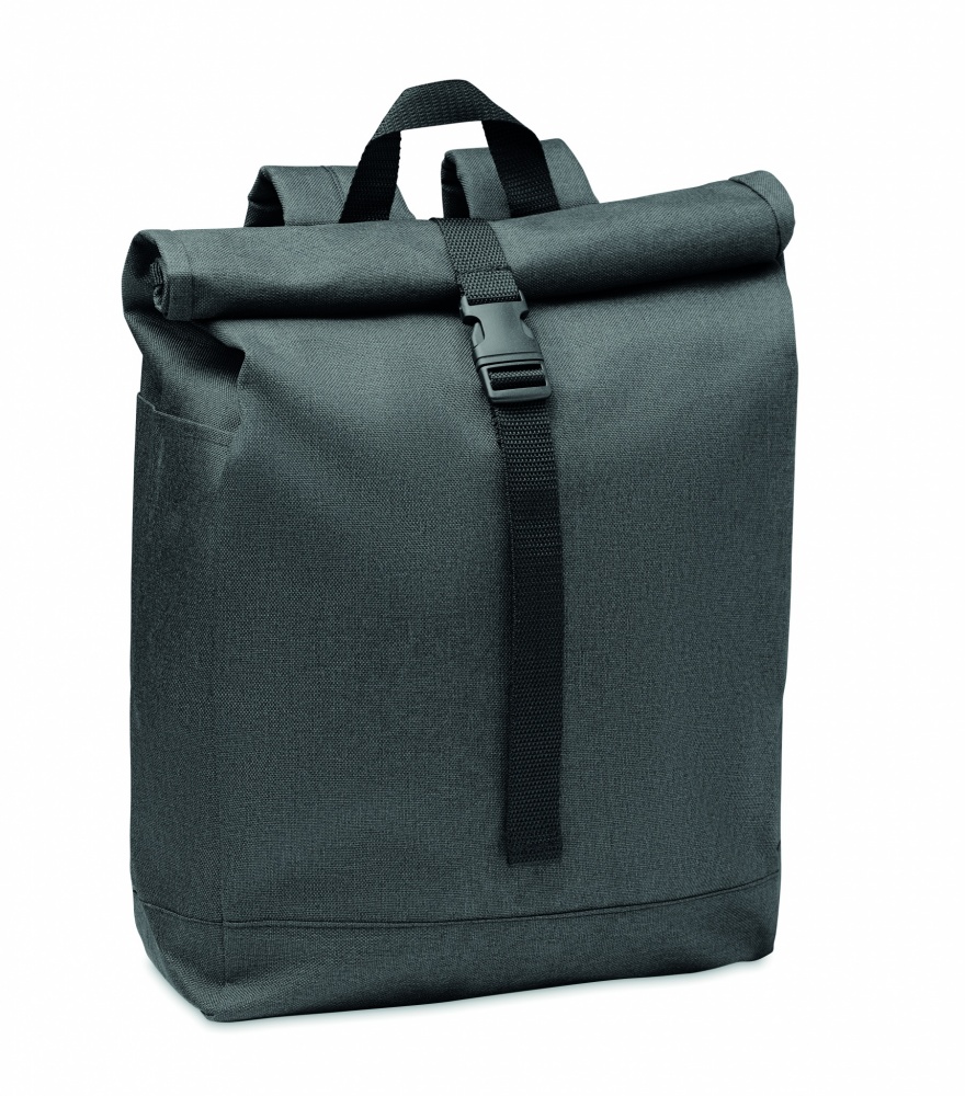 Logotrade promotional gift image of: 600D RPET 2 tone backpack