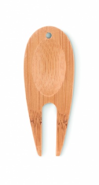 Logotrade promotional gift image of: Bamboo golf divot tool