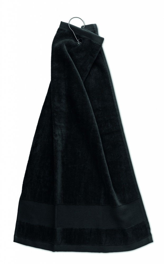 Logo trade advertising products picture of: Cotton golf towel with hanger