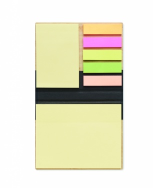 Logotrade business gift image of: Bamboo sticky note memo pad