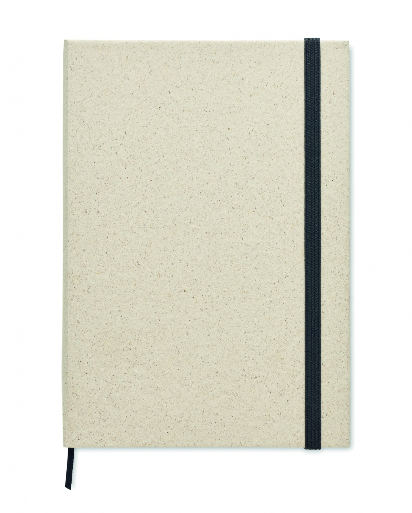 Logo trade promotional products image of: A5 grass notebook 80 lined