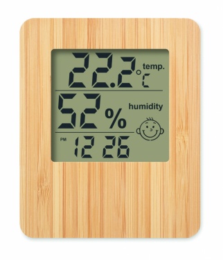Logotrade advertising product image of: Bamboo weather station