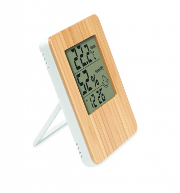 Logotrade advertising product image of: Bamboo weather station