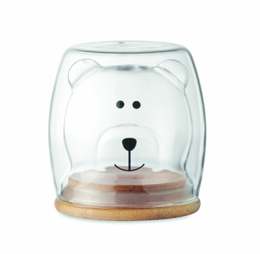 Logo trade promotional product photo of: Double wall borosilicate mug